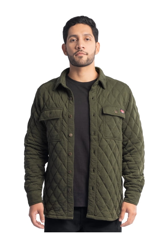 Workwear Men's Durable Shirt Jacket Diamond Series, Size S-3XL