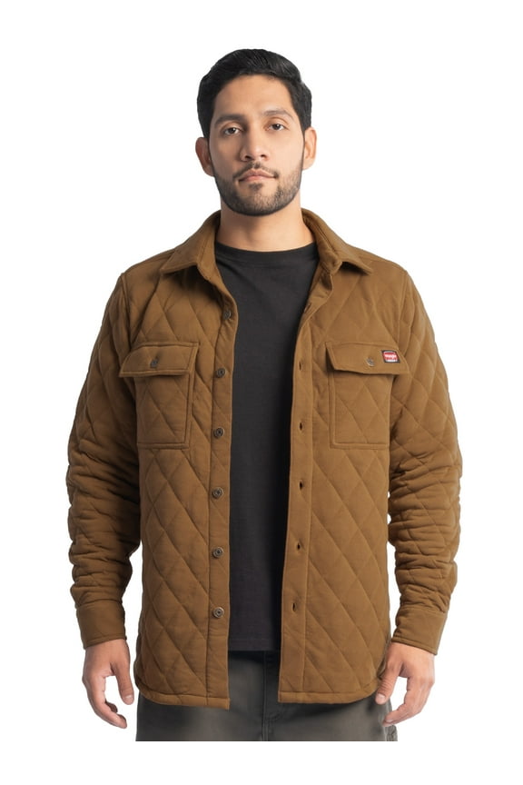 Workwear Men's Durable Shirt Jacket Diamond Series, Size S-3XL