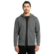 Wrangler Workwear Men's Full Zip Performance Fleece Hooded Work Jacket, Size S-5XL