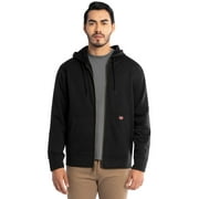Workwear Men's Full Zip Performance Fleece Hooded Work Jacket, Size S-5XL