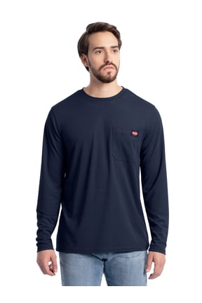 Workwear Men's Long Sleeve Performance Work Pocket T-Shirt, Size S-5XL & LT-4XLT