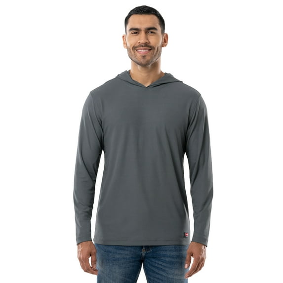 Wrangler Workwear Men's Long Sleeve Sun Protection Hoodie, Size S-3XL (Men's & Big Men's)
