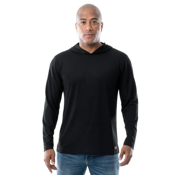 Wrangler Workwear Men's Long Sleeve Sun Protection Hoodie, Size S-3XL (Men's & Big Men's)