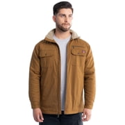 Wrangler Workwear Men's Mock Neck Jacket with Inner Linning Insulating Fabric, Size S-3XL