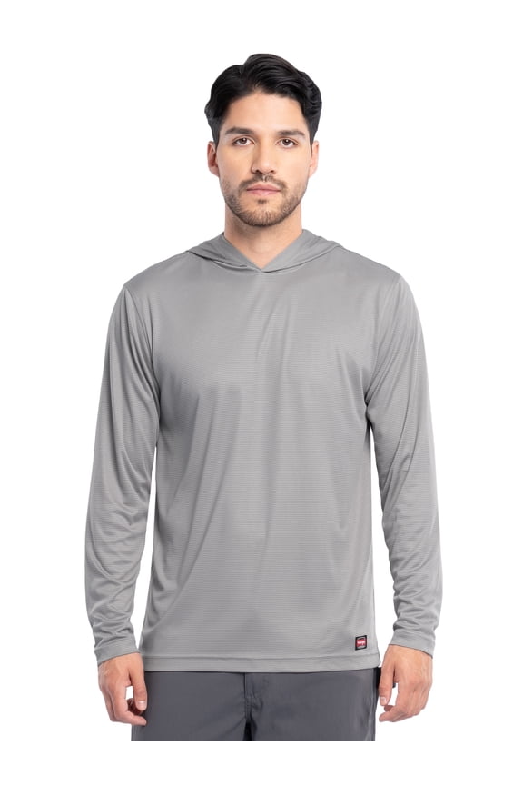 Workwear Men’s Performance Knit Ripstop Hoodie with Sun Protection, Size S-3XL