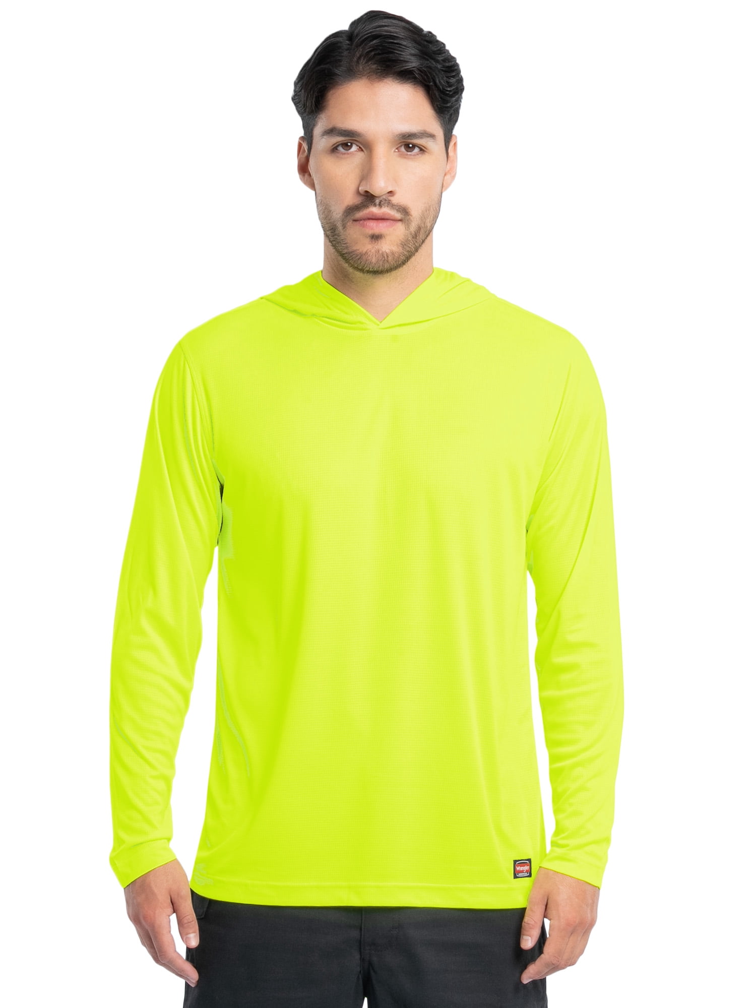 Wrangler Workwear Men’s Performance Knit Ripstop Hoodie with Sun Protection, Size S-3XL