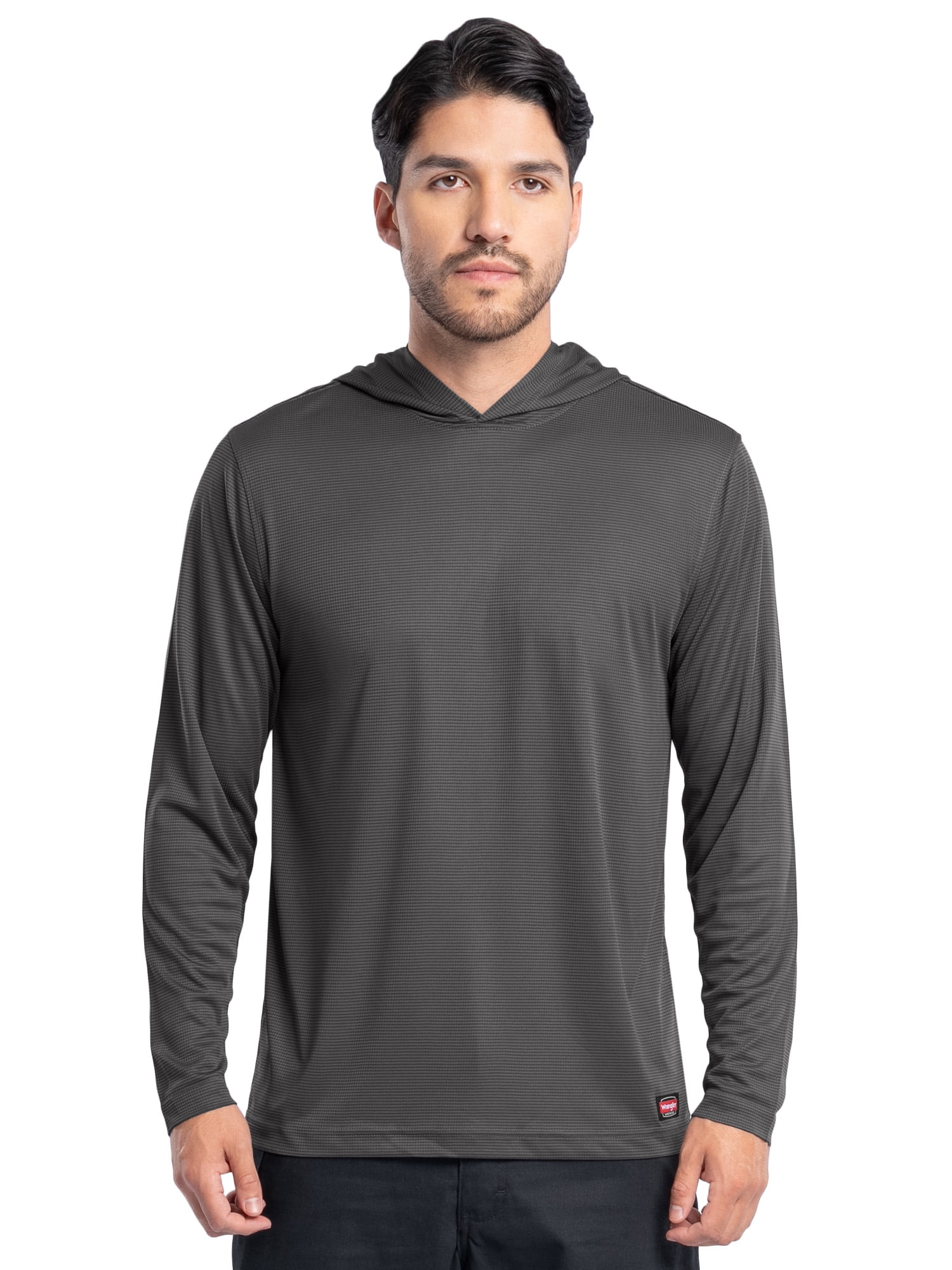 Wrangler Workwear Men’s Performance Knit Ripstop Hoodie with Sun Protection, Size S-3XL