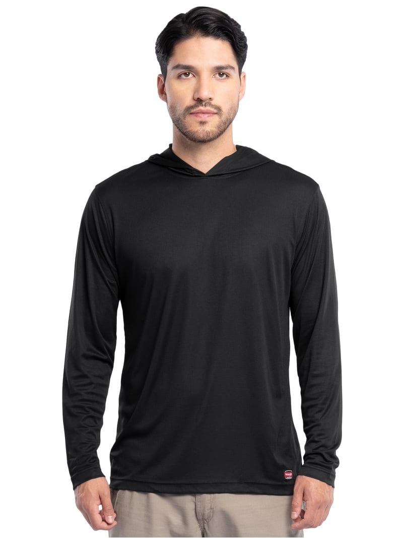 Wrangler Workwear Men's Performance Knit Ripstop Hoodie with Sun