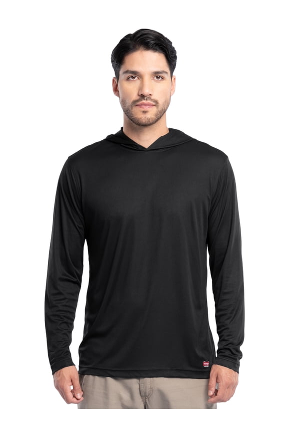 Workwear Men’s Performance Knit Ripstop Hoodie with Sun Protection, Size S-3XL