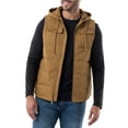thumbnail image 1 of Wrangler Workwear Men's Quilted Lined Duck Vest with Hood, 1 of 6