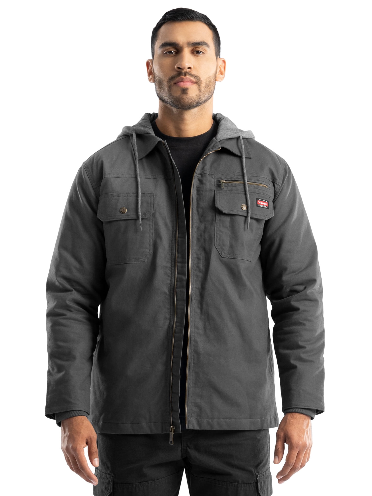2025年レディースファッション福袋 Workwear Wrangler men's Walmart.com - Jacket Shirt Lined Quilted Clothing