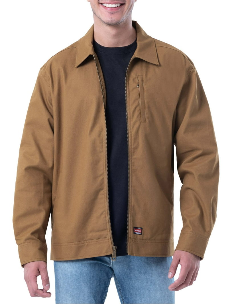 Wrangler Workwear Men's Shirt Jacket - Walmart.com