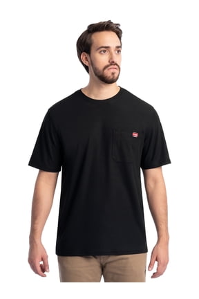Workwear Men's Short Sleeve Heavyweight Pocket Crew Work Shirt, size S-2XLT