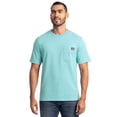 thumbnail image 1 of Wrangler Workwear Men's Short Sleeve Heavyweight Pocket Crew Work Shirt, size S-2XLT, 1 of 8
