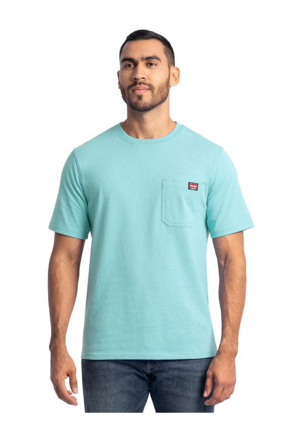 Workwear Men's Short Sleeve Heavyweight Pocket Crew Work Shirt, size S-2XLT