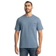 thumbnail image 1 of Wrangler Workwear Men's Short Sleeve Heavyweight Pocket Crew Work Shirt, size S-2XLT, 1 of 8