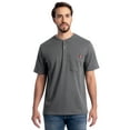 thumbnail image 1 of Wrangler Workwear Men's Short Sleeve Henley Pocket Work T-Shirt, Sizes S-5XL (Men's and Big Men's), 1 of 7