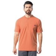 Wrangler Workwear Mens Short Sleeve Performance Henley Pocket Shirt, size S-5XL