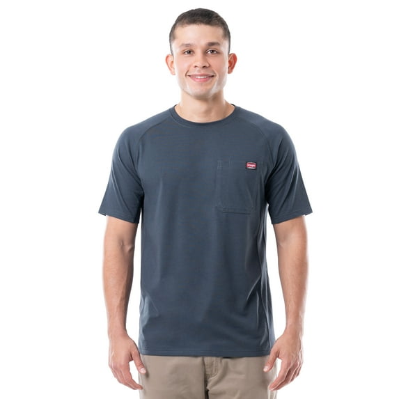 Wrangler Workwear Men's Short Sleeve Performance Ventilated Pocket T-Shirt, size S-5XL