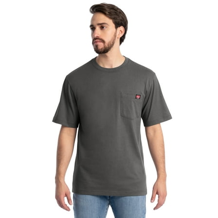 Wrangler Workwear Men's Short Sleeve Pocket T-Shirt, Sizes S-5XL and LT-4XLT (Men's, Big Men's, Tall Men's)
