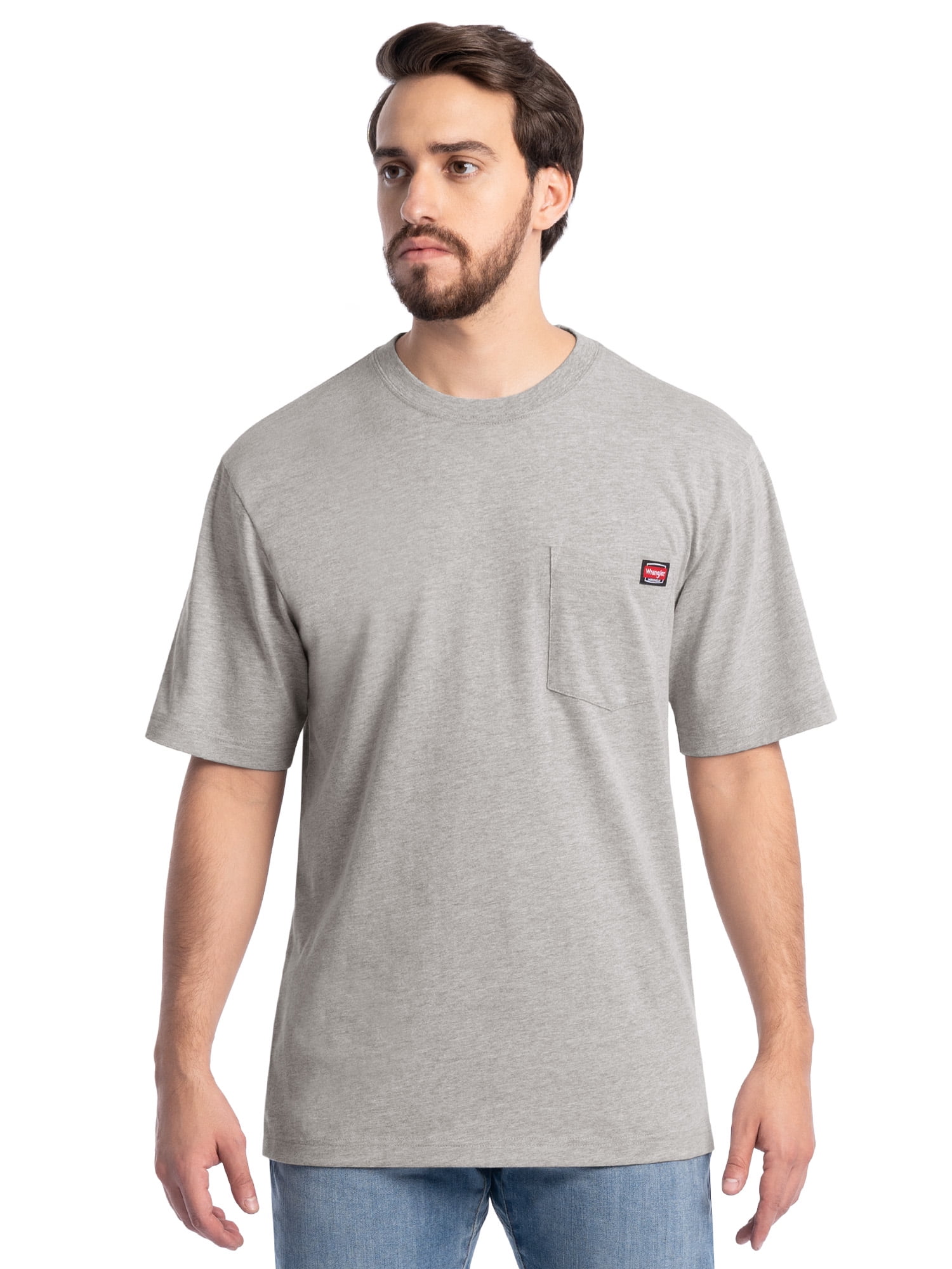 【Jeep】Patch pocket short sleeve t-shirt R6500 Wrangler Short Sleeve Pocket Tee - Moisture-Wicking Fabric