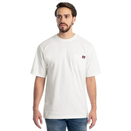 Wrangler Workwear Men's Short Sleeve Pocket T-Shirt, Sizes S-5XL and LT-4XLT (Men's, Big Men's, Tall Men's)