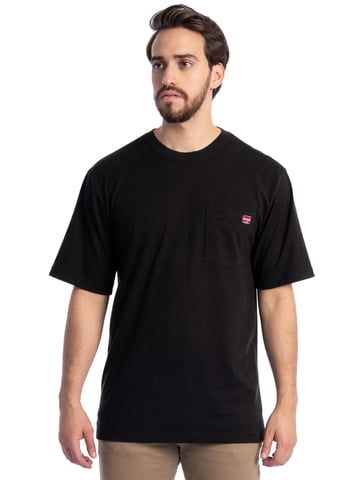 Black Pocket Tees for Men Sizes XS-5XL
