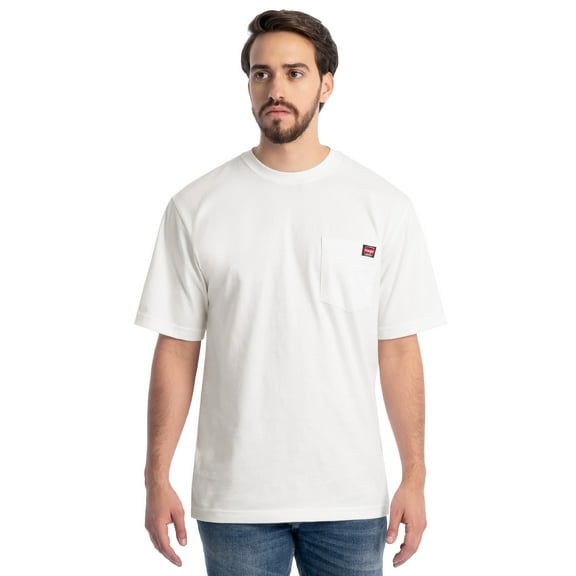 Wrangler Workwear Men's Short Sleeve Pocket T-Shirt, Sizes S-5XL and LT-4XLT (Men's, Big Men's, Tall Men's)