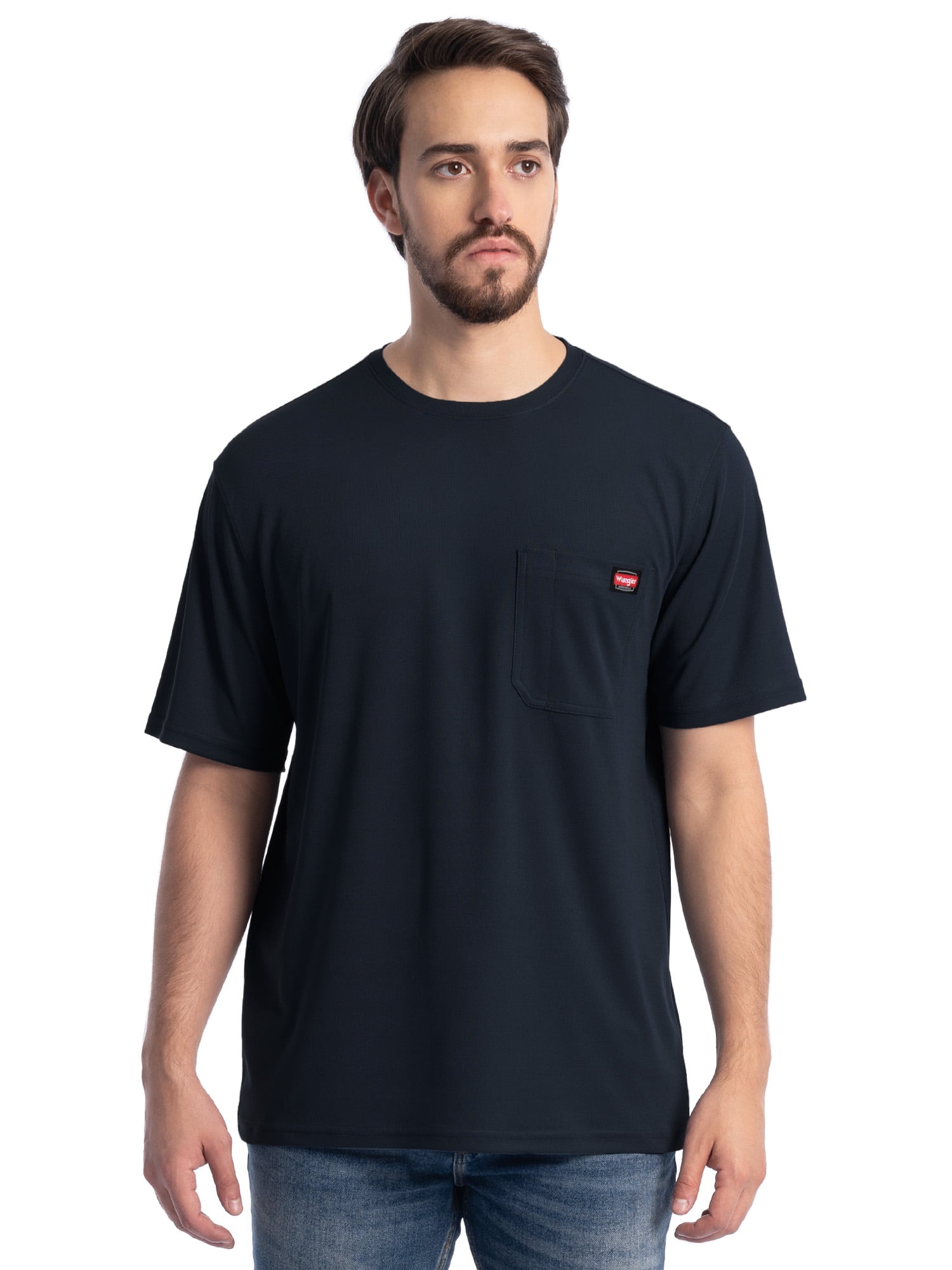 Wrangler Workwear Men's Short Sleeve UPF40 Performance Tee, Size S-3XL and XLT-2XLT