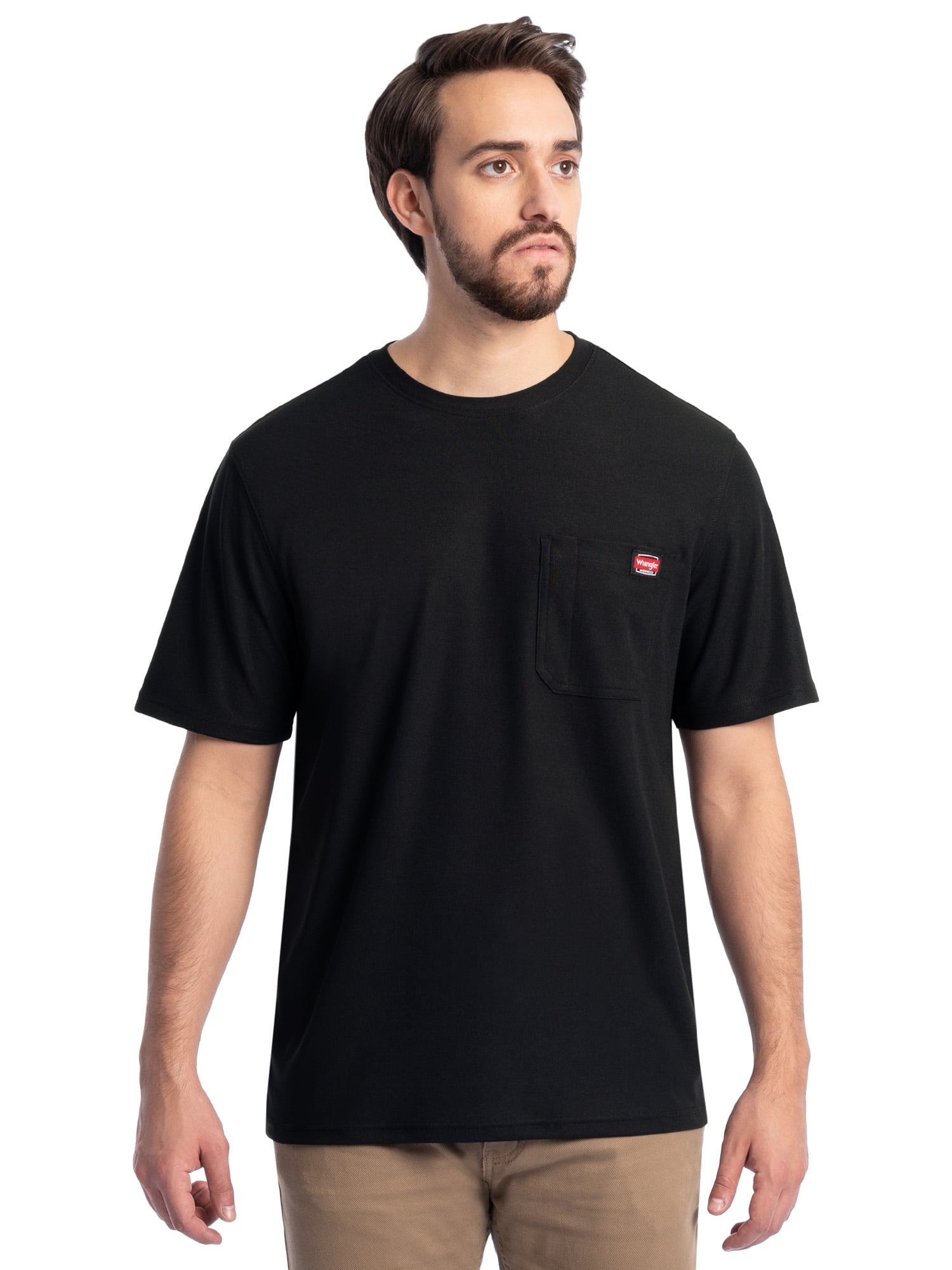 Wrangler Workwear Men's Short Sleeve UPF40 Performance Tee, Size S-3XL and XLT-2XLT