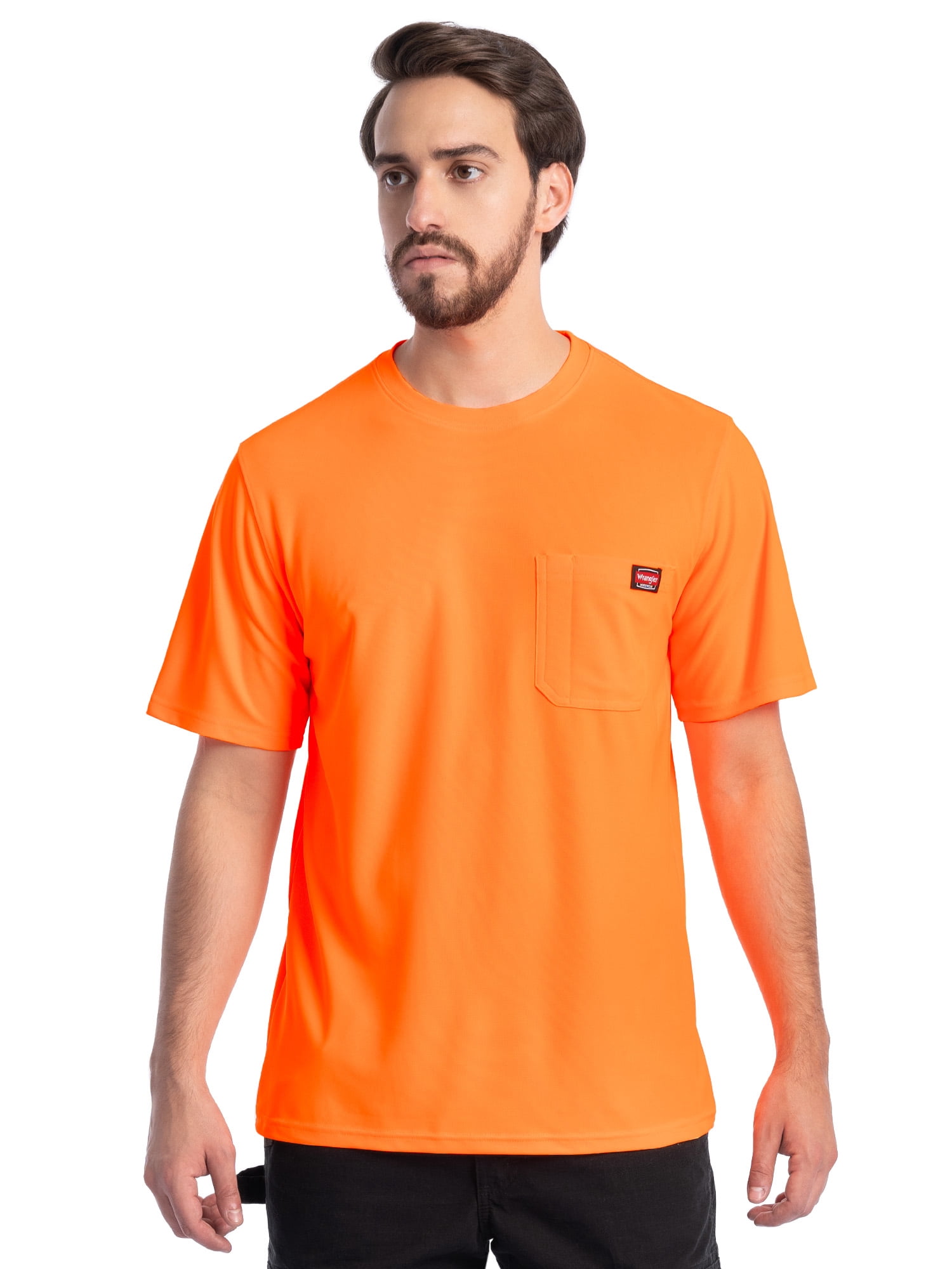 Wrangler Workwear Men's Short Sleeve UPF40 Performance Tee, Size S-3XL and XLT-2XLT