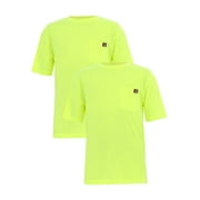 WRANGLER Workwear Men's and Big Men's Pocket Tee with Short Sleeves, 2-Pack, Sizes M-3XL