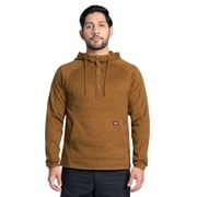 Workwear Men's and Big Men's Sweater Fleece Mock Neck Hoodie, Size S-3XL