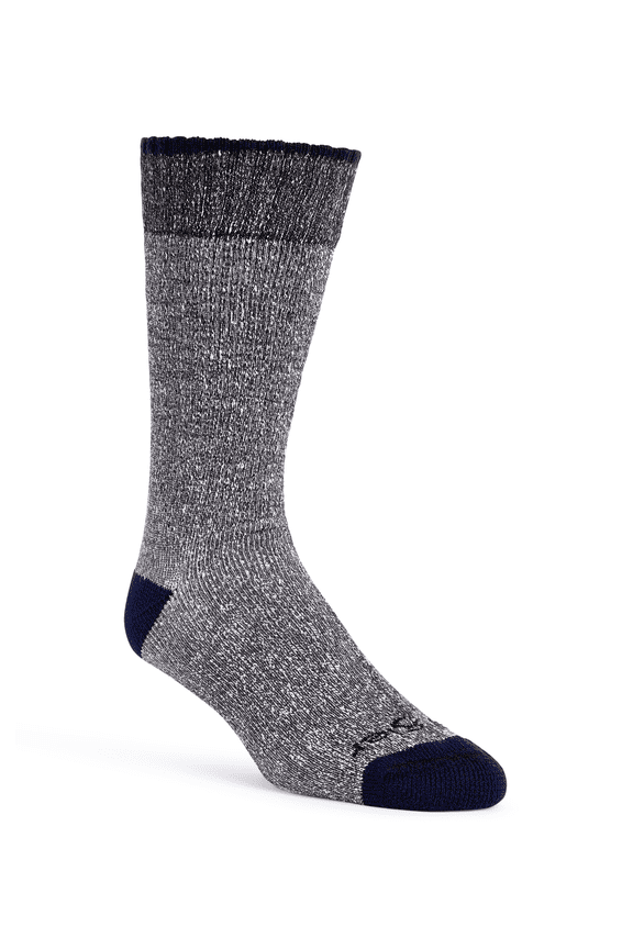 Workwear Wool Blend Work Socks for Men Full-Cushion Moisture Wicking Socks, 6-12, Grey, 3-Pack