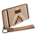 thumbnail image 1 of Wrangler Wristlet Wallet Western Wallets for Women Aztec Knitted Womens Wallet Large Capacity Ladies Wallet RFID Clutch Purse Credit Card Holder for Women, Khaki, 1 of 8