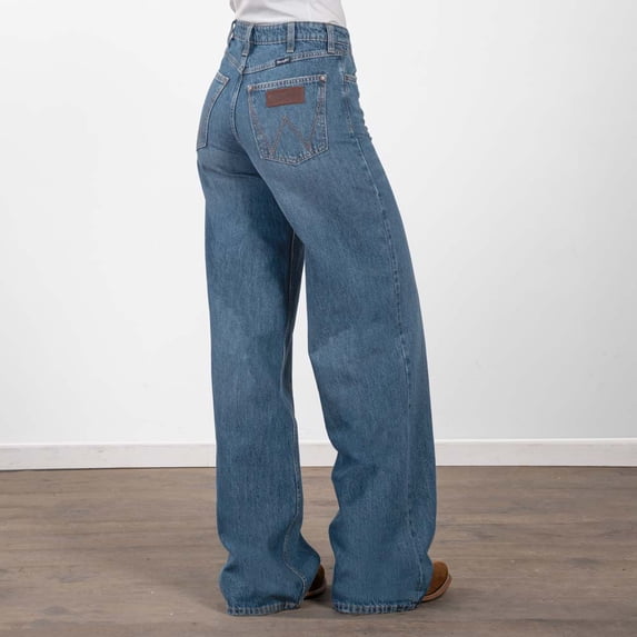 Wrangler Yvette Retro Bailey Women's High Rise Wide Leg Jeans