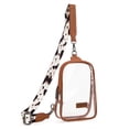thumbnail image 1 of Wrangler Crossbody Clear Sling Bags for Women Stadium Approved Cross Body Purse for Sports Events Concerts, 1 of 7