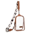 thumbnail image 1 of Wrangler Crossbody Clear Sling Bags for Women Stadium Approved Cross Body Purse for Sports Events Concerts, 1 of 7