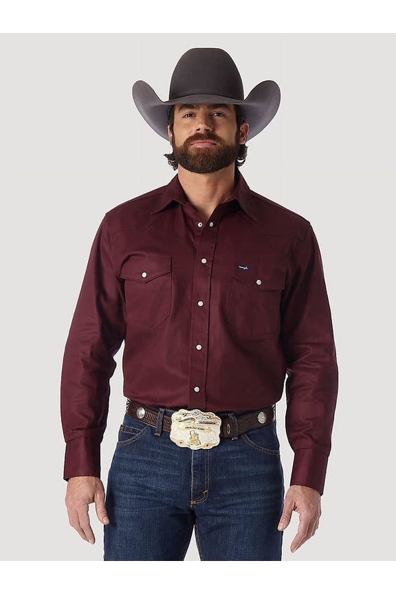 's Western Red Oxide Cotton Work Shirt