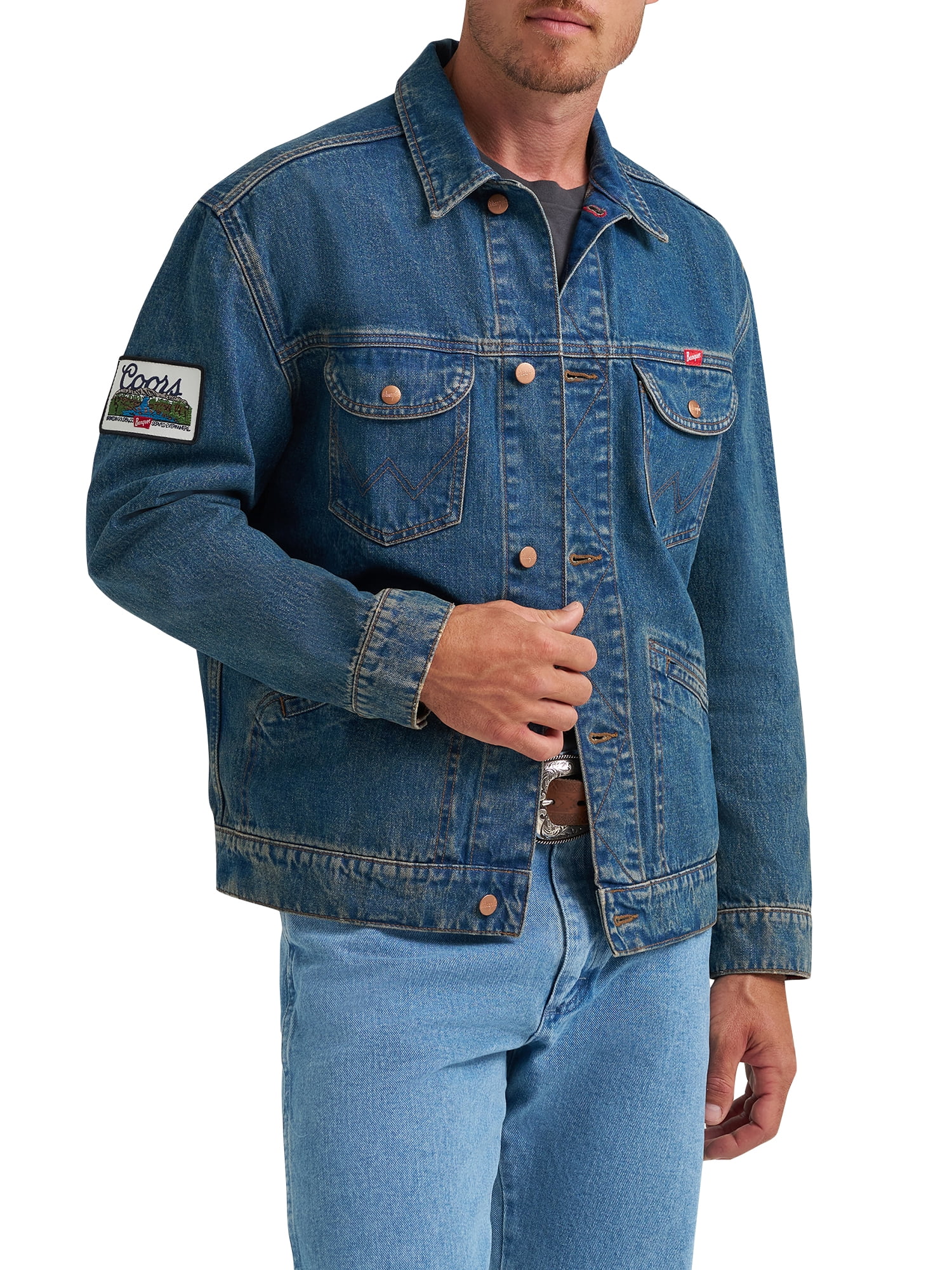 Wrangler® x Coors® Denim Western Jacket, Sizes XS-2XL - Walmart.com
