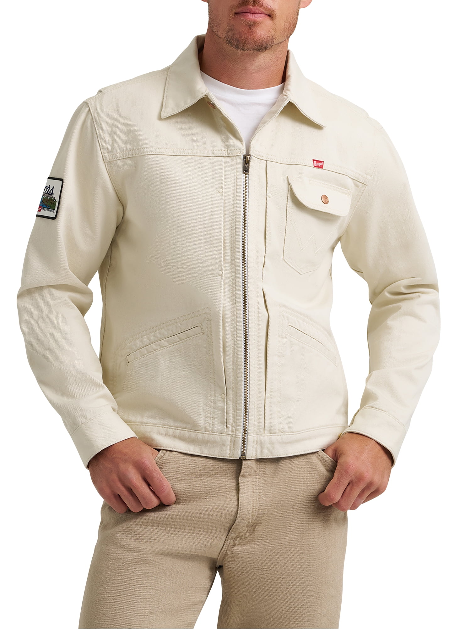 USA製 Wrangler white trucker jacket Wrangler Women's Trucker Jean Jacket Off White Sherpa Collar
