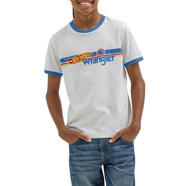 Wrangler® x Hot Wheels™ Boy's Tees (Speed Club, Logo, Ringer), Sizes S-XL