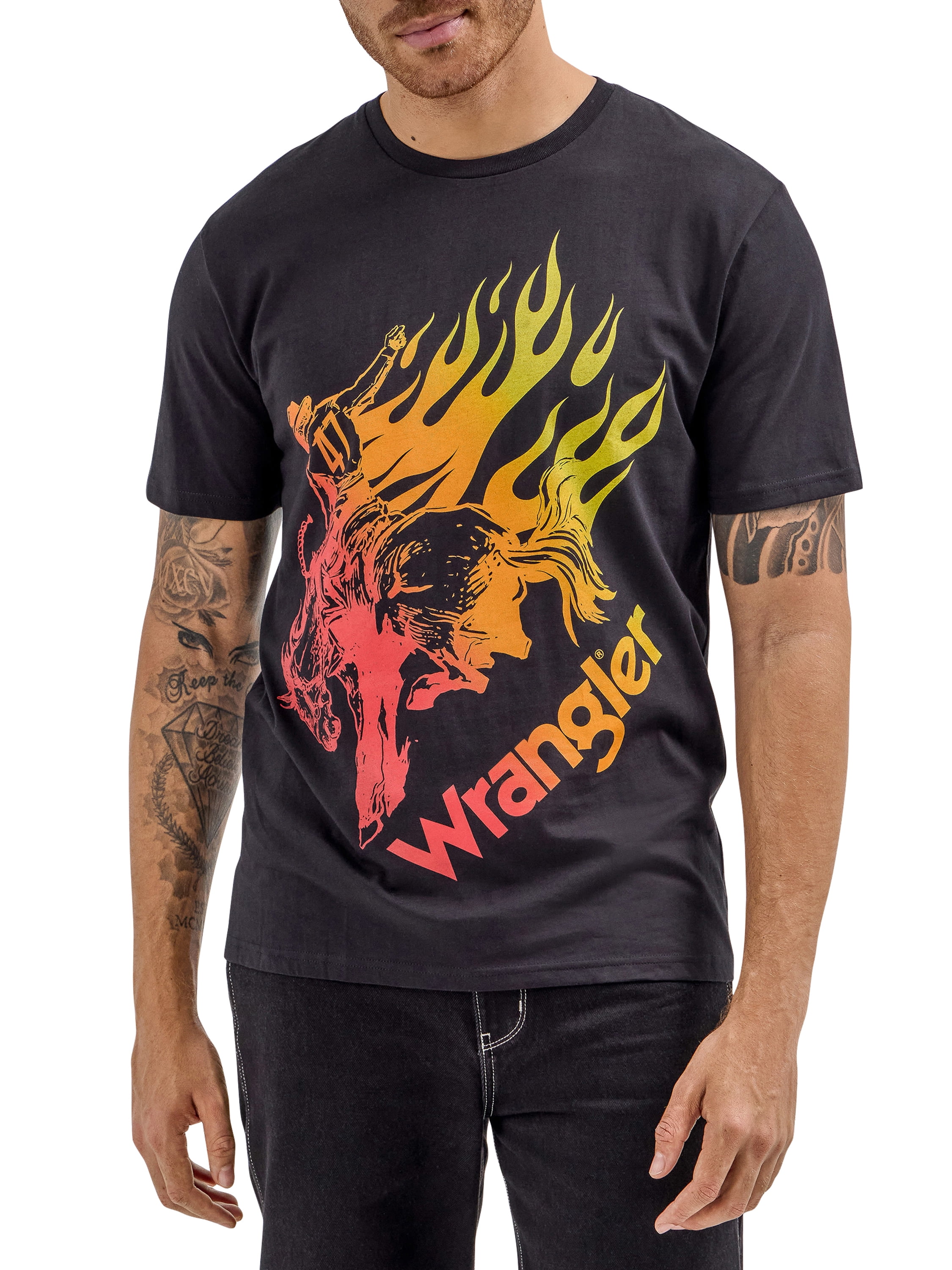 Wrangler® x Hot Wheels™ Men's Graphic T-Shirt, Sizes S-2XL Wrangler® x Hot Wheels™ Men's Graphic T-Shirt, Sizes S-2XL