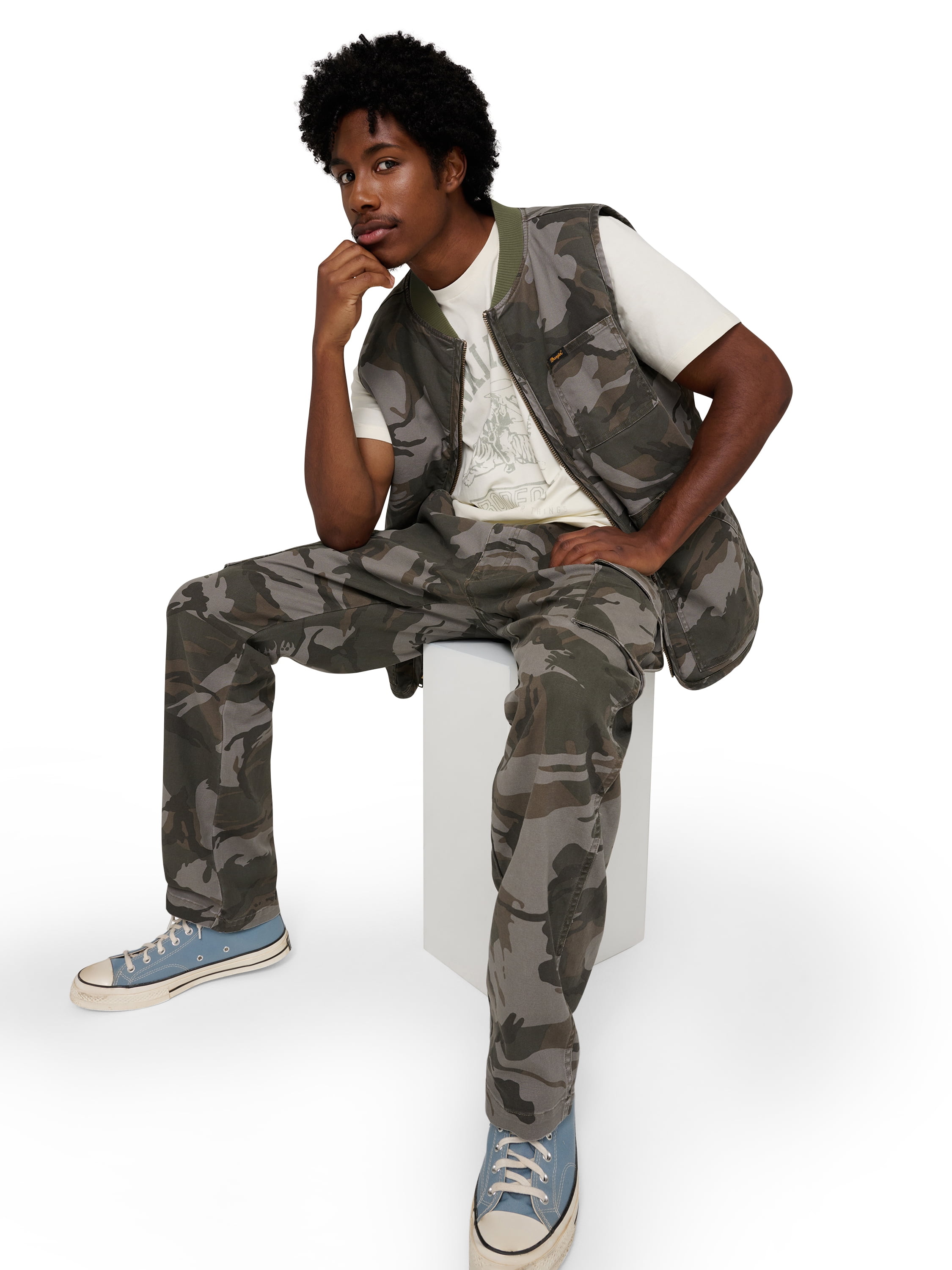 Wrangler® x Stranger Things® Mike/Lucas Camo Pant