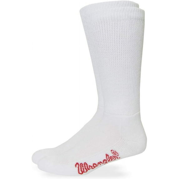 Wranglers Men's Diabetic Health Non-Binding Seamless Mid Calf Boot Crew Socks 1 Pair Pack