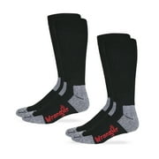 Wranglers Mens Steel Toe Full Cushion Ultr-Dri Boot Socks 2 Pair Pack