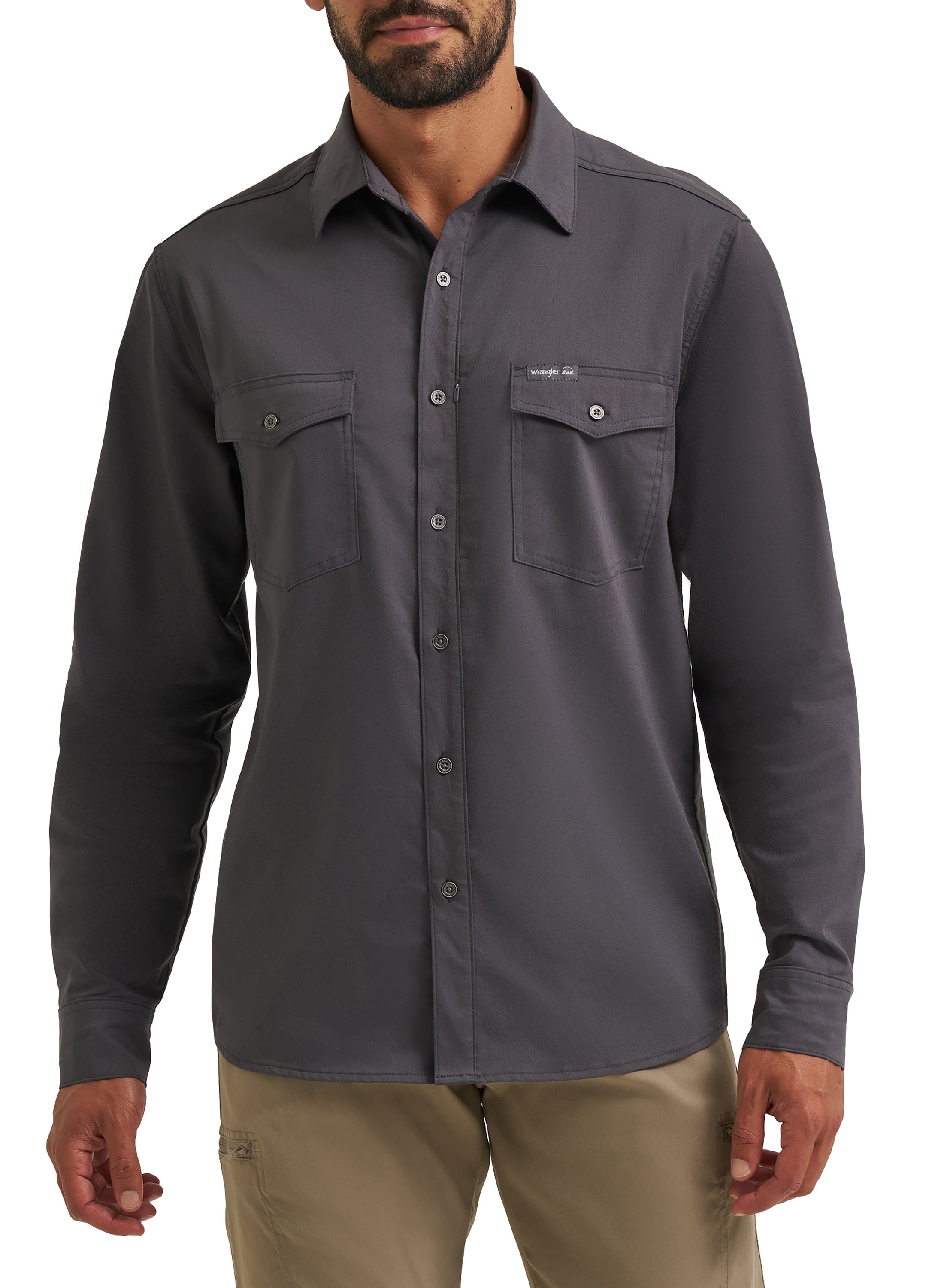 Wrangler® Men's Outdoor All Season Tech Long Sleeve Shirt