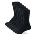 thumbnail image 1 of Wranglers Womens Socks, Comfort Crew Socks Soft Microfiber Nylon Pattern Casual Silky Socks, 6 Pair, 1 of 4