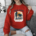 thumbnail image 1 of Wranglin Western Feral Mama Cowboy Family Country Inspired Retro Artwork Sweatshirt up to size 5XL, 1 of 2
