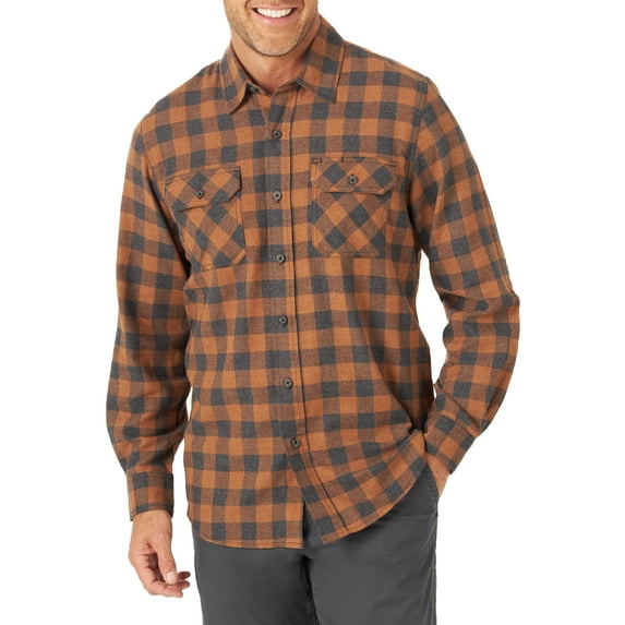 Wranlger Men's Woven Flannel Shirt